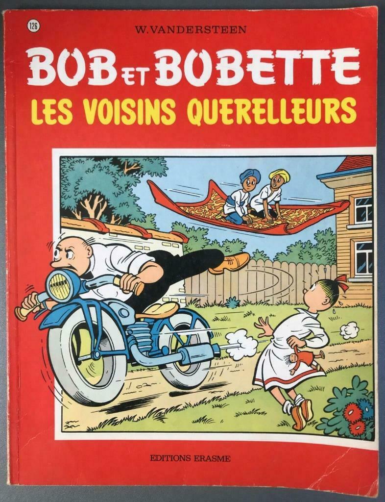 B.D. Bob et Bobette N°126 : Les voisins querelleurs 1976 -, Eén stripboek, Ophalen of Verzenden, Gelezen, Willy Vandersteen