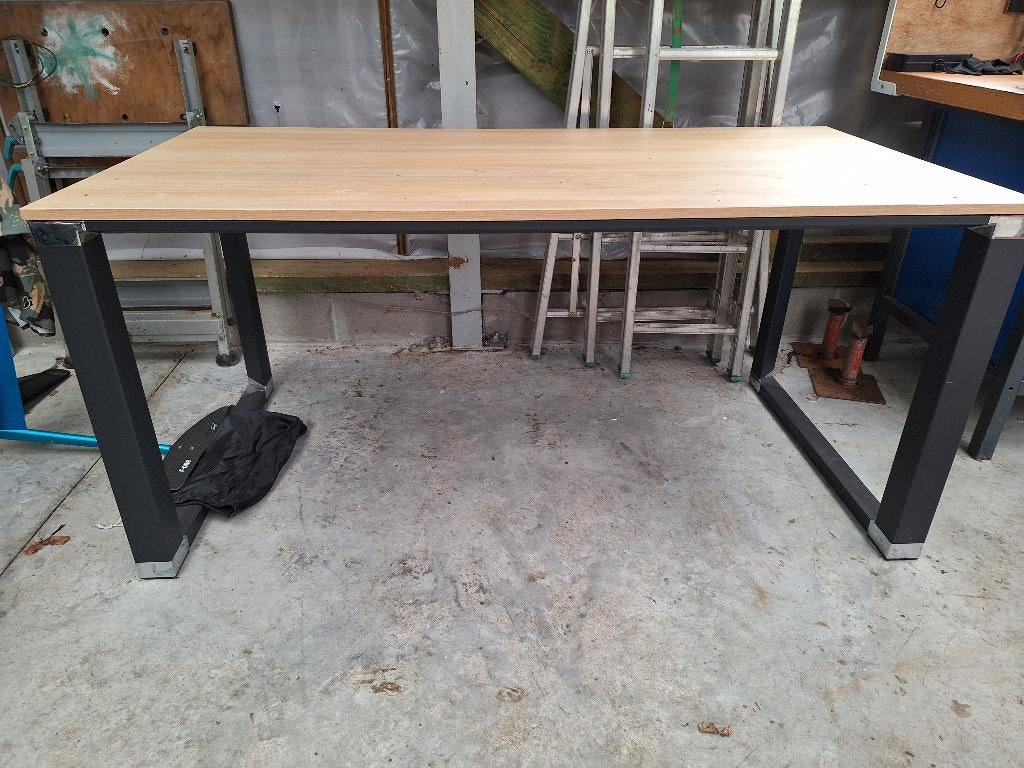 Tafel niet gebruikt 160x80x75, Nieuw, Modern fuctioneel, Vijf personen of meer, 150 tot 200 cm