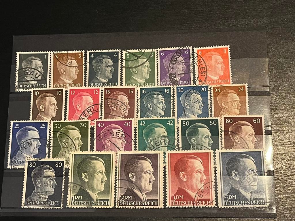 Verzameling originele Duitse postzegels (1939–1945), Postzegels en Munten, Postzegels | Europa | Duitsland, Gestempeld, Overige periodes