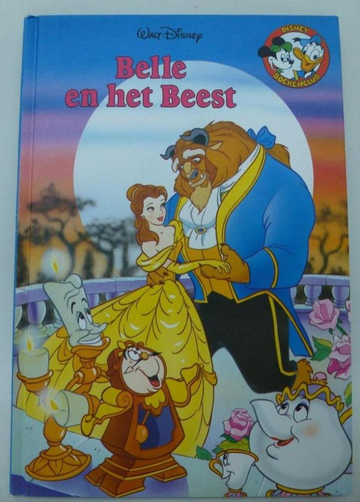 Belle en het Beest Walt Disney Disney boekenclub 1993, Verzamelen, Disney, Ophalen of Verzenden, Overige figuren, Gebruikt, Overige typen