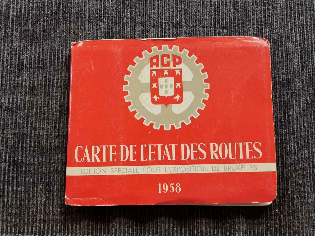 Expo 58 Mobil carte routière Portugal, Enlèvement ou Envoi