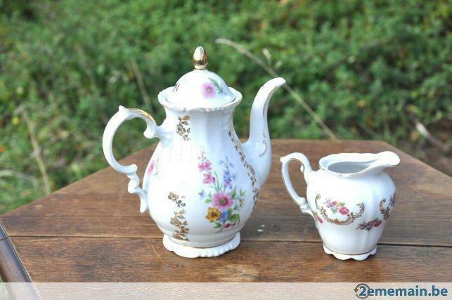petite cafetière avec pot au lait, Antiquités & Art