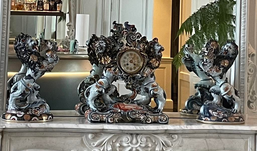 Clock Emile Galle 1846-1904, Antiek en Kunst, Antiek | Klokken, Ophalen