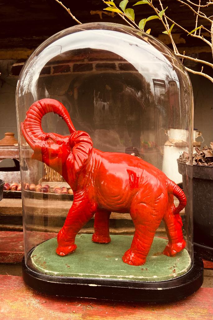 Vintage olifant globe, Ophalen
