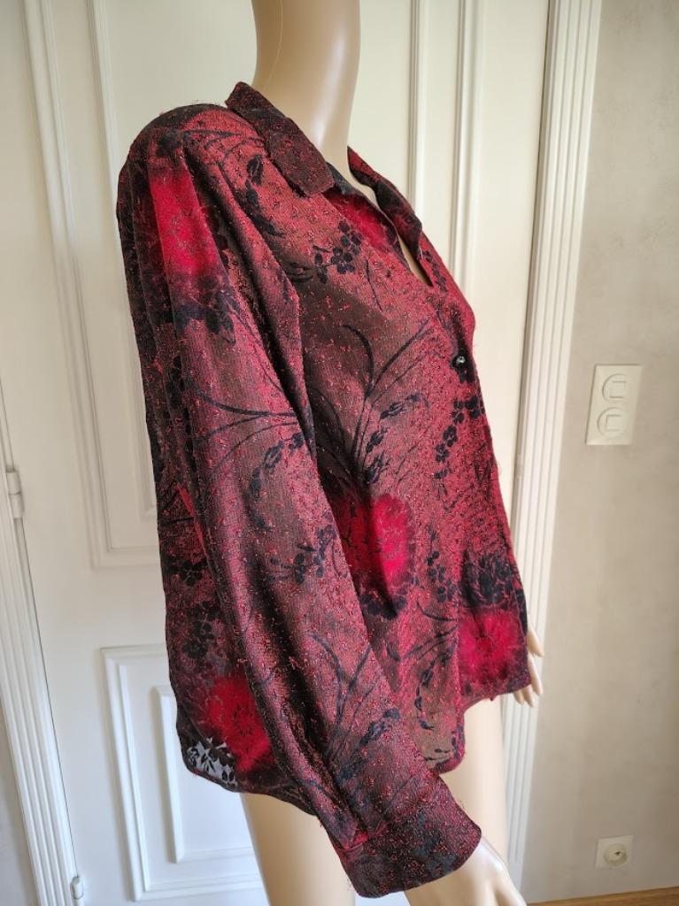 leuke vintage blouse, Vintage, Enlèvement ou Envoi, Comme neuf, Taille 38/40 (M)
