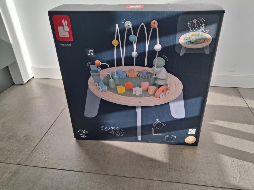 Janod activity table hout, Ophalen, Zo goed als nieuw