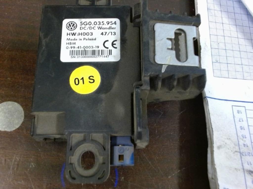 Convertisseur de tension VW Golf 7 5G0035954 (491A), Ophalen, Gebruikt