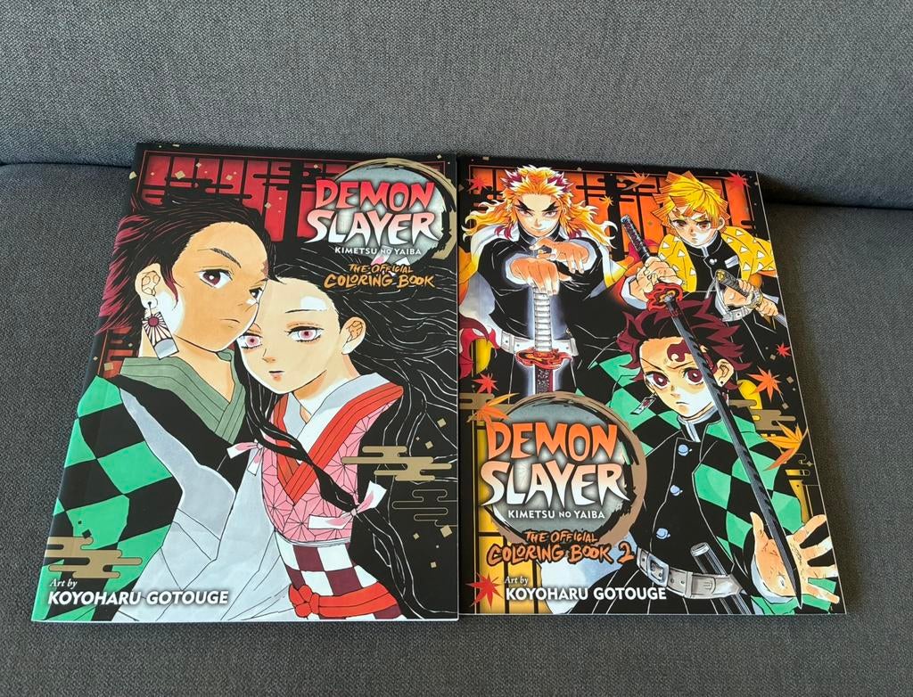 Nieuw 2 The Official Coloring Books Demon Slayer, Ophalen of Verzenden, Nieuw