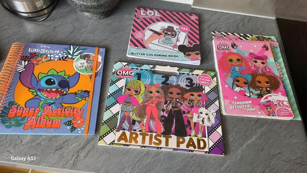 Kleurboeken LOL en Stitch, Ophalen of Verzenden