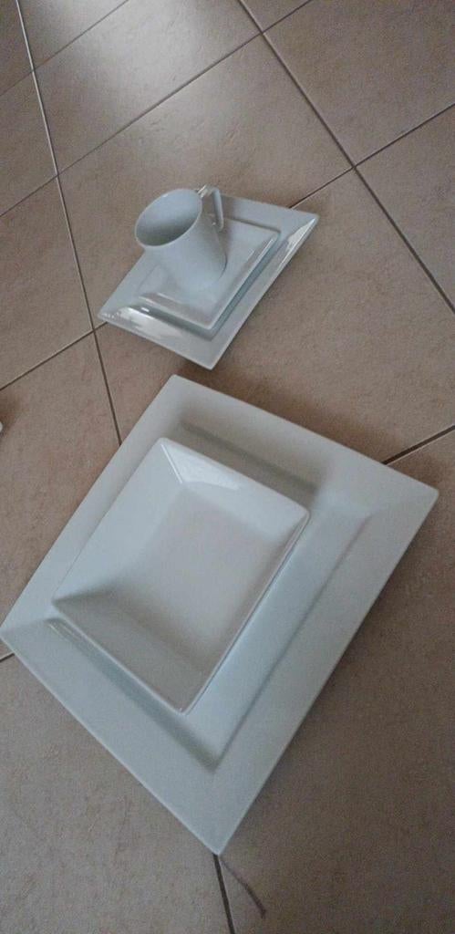 Vierkant servies Cosy en trendy compleet, Ophalen, Nieuw