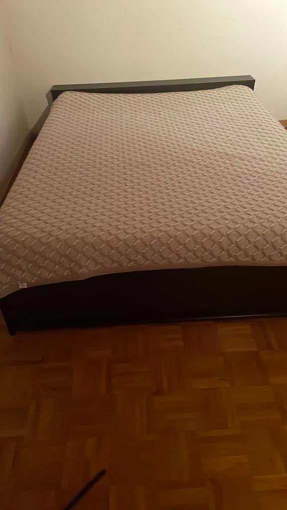 Dubbel bed, Enlèvement, Comme neuf, Matelas