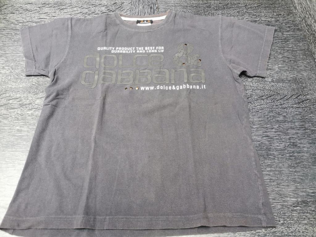 Grijze t-shirt van Dolce & Gabbana, Ophalen of Verzenden
