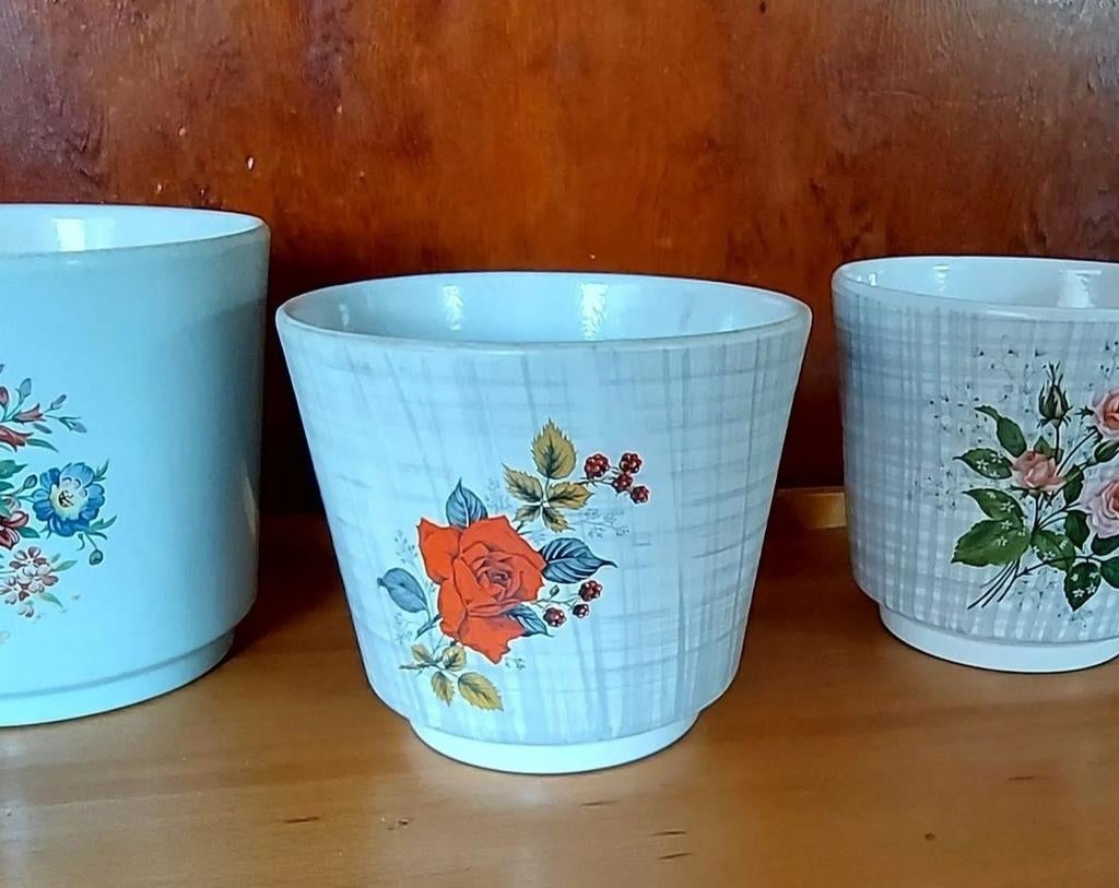 Pot de fleurs rétro, Enlèvement ou Envoi