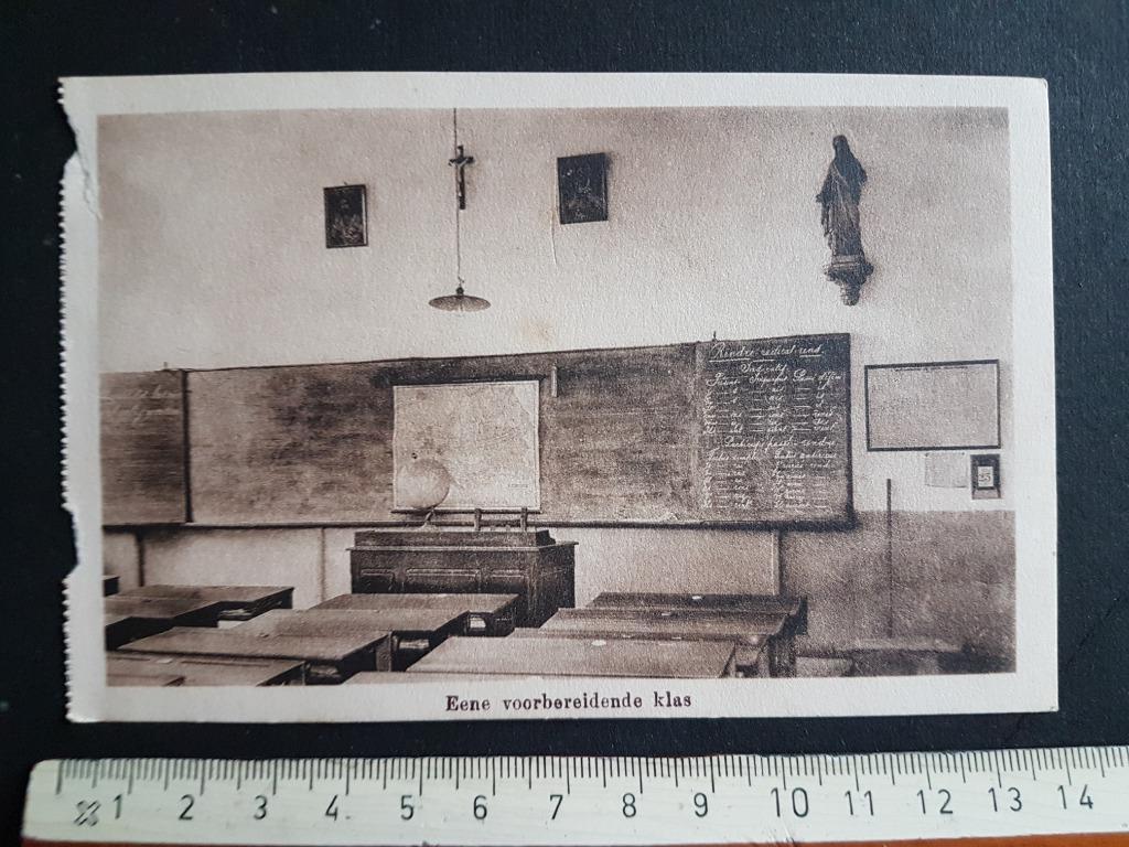 Postkaart Aarschot St. Jozefscollege Aerschot Een klas, Ophalen of Verzenden, 1920 tot 1940, Ongelopen, Vlaams-Brabant