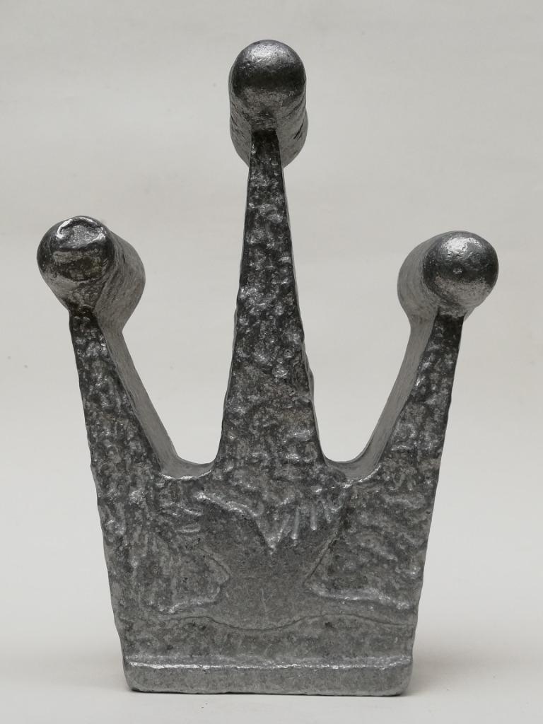 Boud Ceysens - mooi beeld - kroon - aluminium - jaren 90, Ophalen of Verzenden