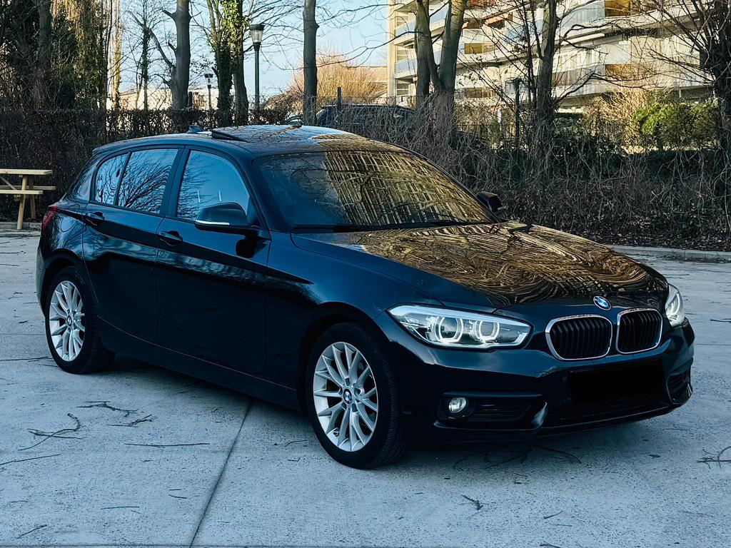 Bmw 116D Automaat, Auto's, BMW, Automaat, 1 Reeks, Zwart, Leder