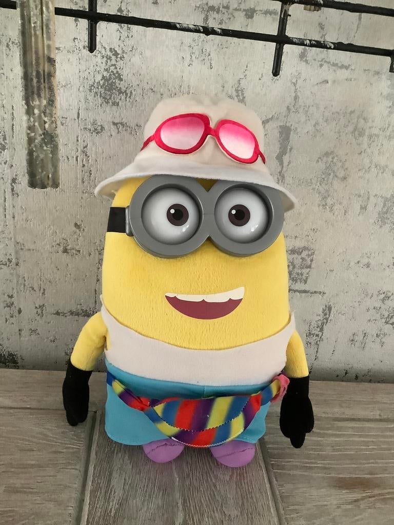 Minion knuffel freedonian Jerry tourist, Ophalen, Zo goed als nieuw