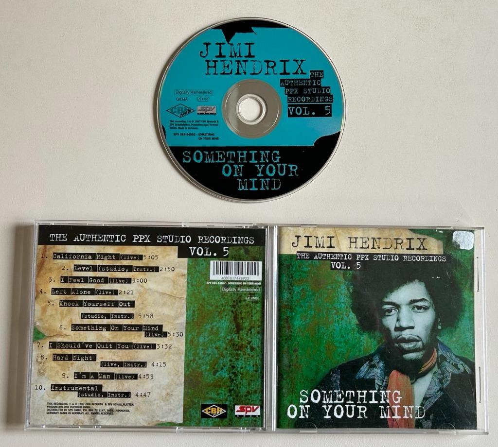 CD JIMI HENDRIX - SOMETHING ON YOUR MIND - STUDIO RECORDINGS, Ophalen of Verzenden, Gebruikt, Poprock