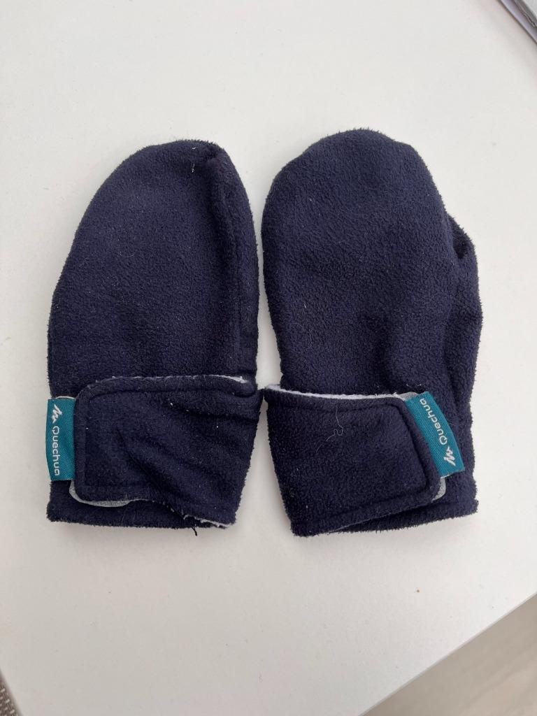 Wanten quechua fleece donkerblauw, Ophalen of Verzenden, Gebruikt, Jongetje, Wanten