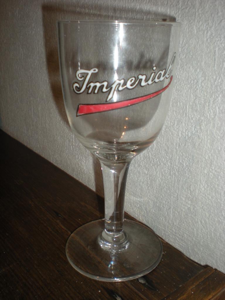 IMPERIAL  émaillé, Collections, Marques de bière, Enlèvement ou Envoi, Utilisé, Verre ou Verres