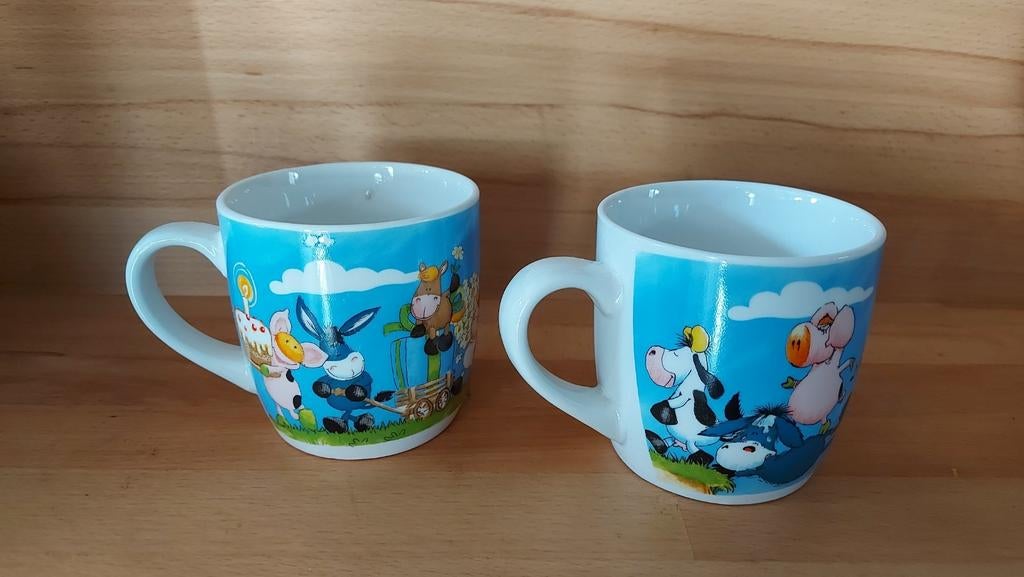 lot de 2 mugs, Ophalen of Verzenden, Zo goed als nieuw
