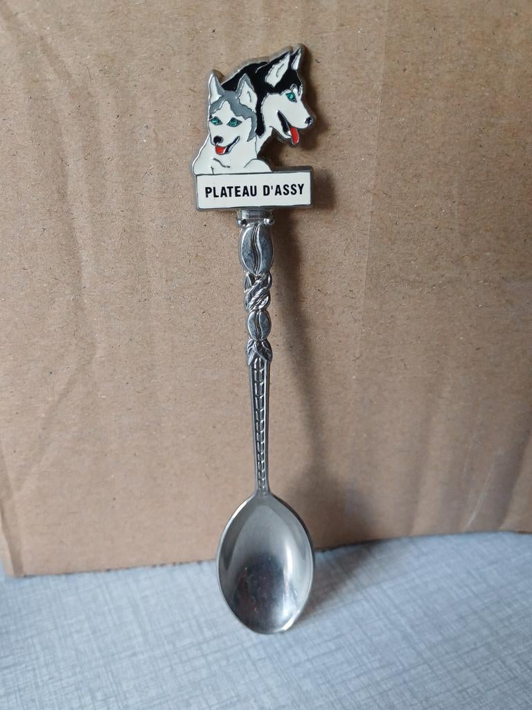 Cuillère décorative, Enlèvement ou Envoi, Comme neuf, Argenté, Métal