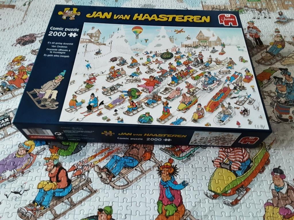 Puzzel jan van haasteren van onderen, Ophalen, Zo goed als nieuw