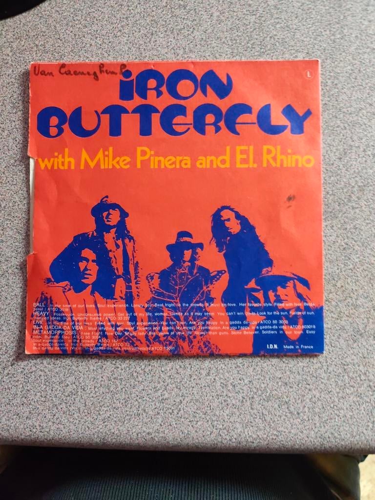 Iron butterfly new day  mike prinera and el rhino, Ophalen of Verzenden, Zo goed als nieuw