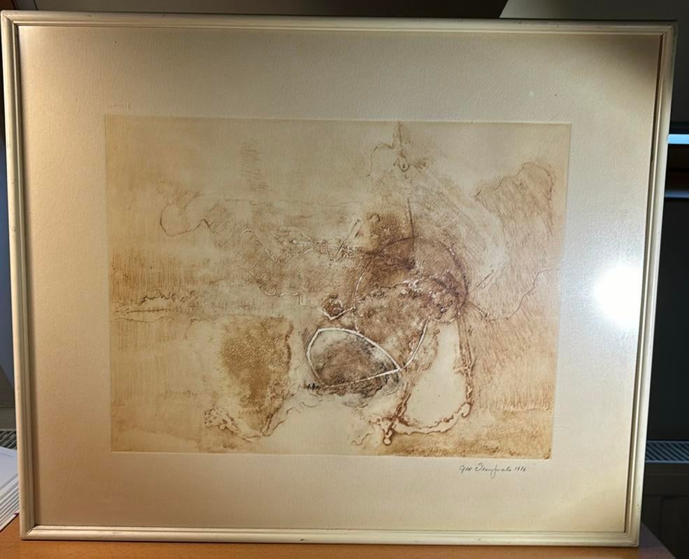 Geo Sempels - gravure, Antiquités & Art, Enlèvement ou Envoi