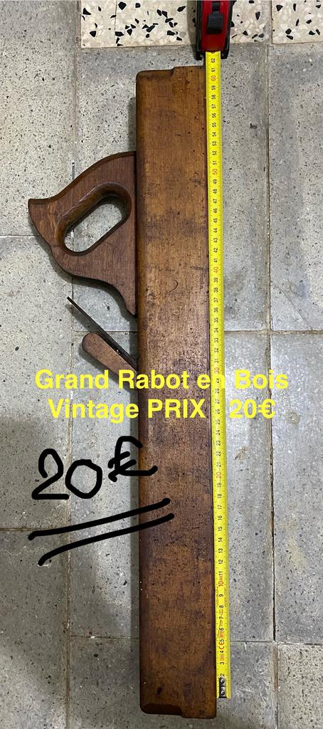 Grand Anciens Rabots a main, 10€ au lieu de 20€, Antiquités & Art, Enlèvement ou Envoi