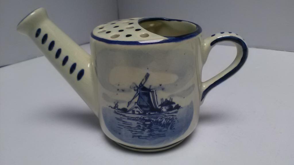 Delfts blauw gieter - met stempel, Ophalen