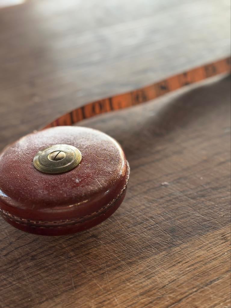 Antieke oprol meter, Ophalen of Verzenden