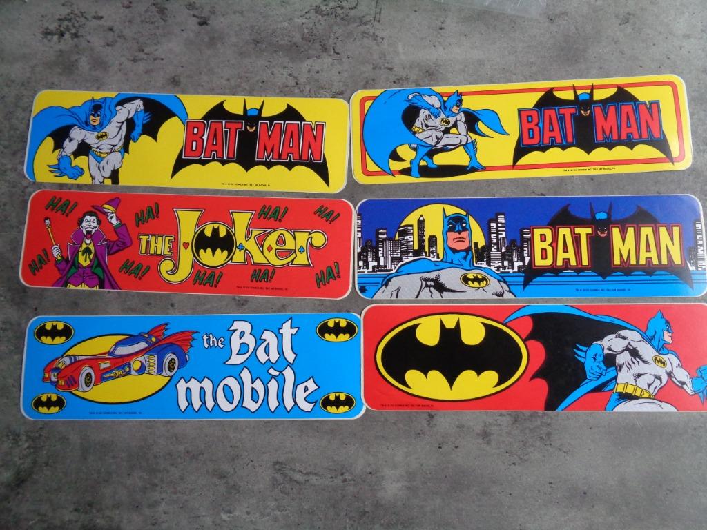 BATMAN STICKERS zeldzaam  6x, Verzamelen, Ophalen of Verzenden