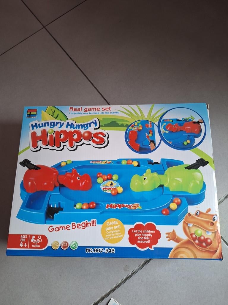 Hungry Hippo's Game, Een of twee spelers, Ophalen of Verzenden, Zo goed als nieuw, Kingso Toys