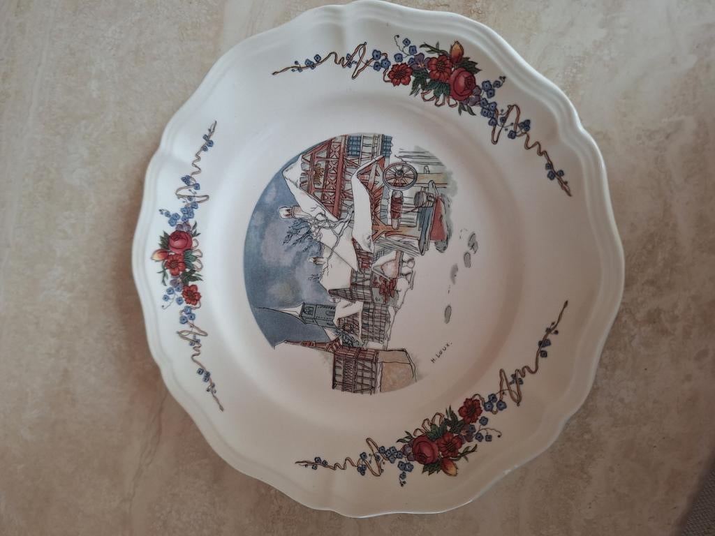 Assiette vintage, Enlèvement
