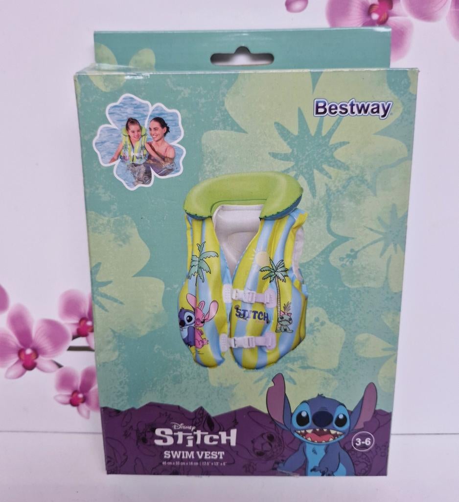 💜 Gilet de bain Disney Stitch, Enlèvement ou Envoi, Autres personnages, Neuf, Autres types