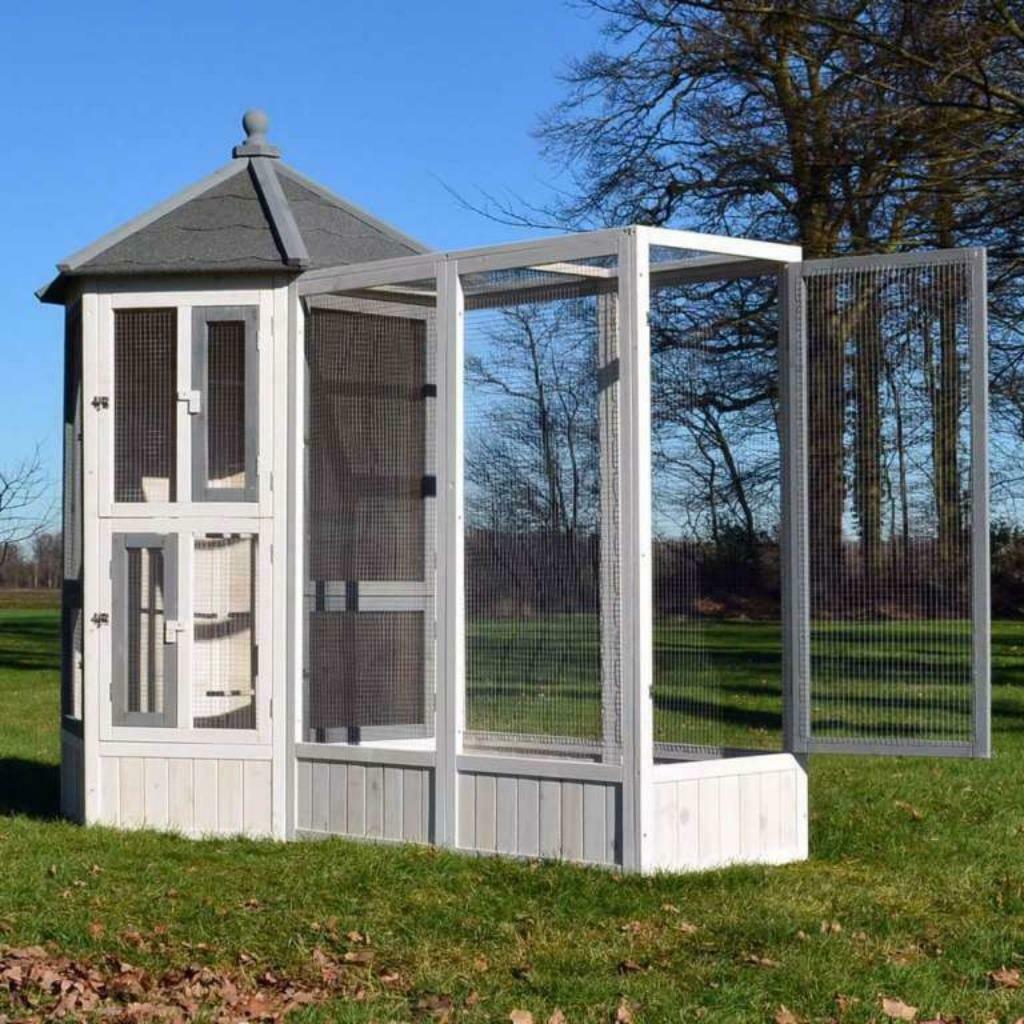 Voliere en bois XXL avec SAS voliere jardin canari perruche, Verzenden, Nieuw, Hout, Vogelkooi