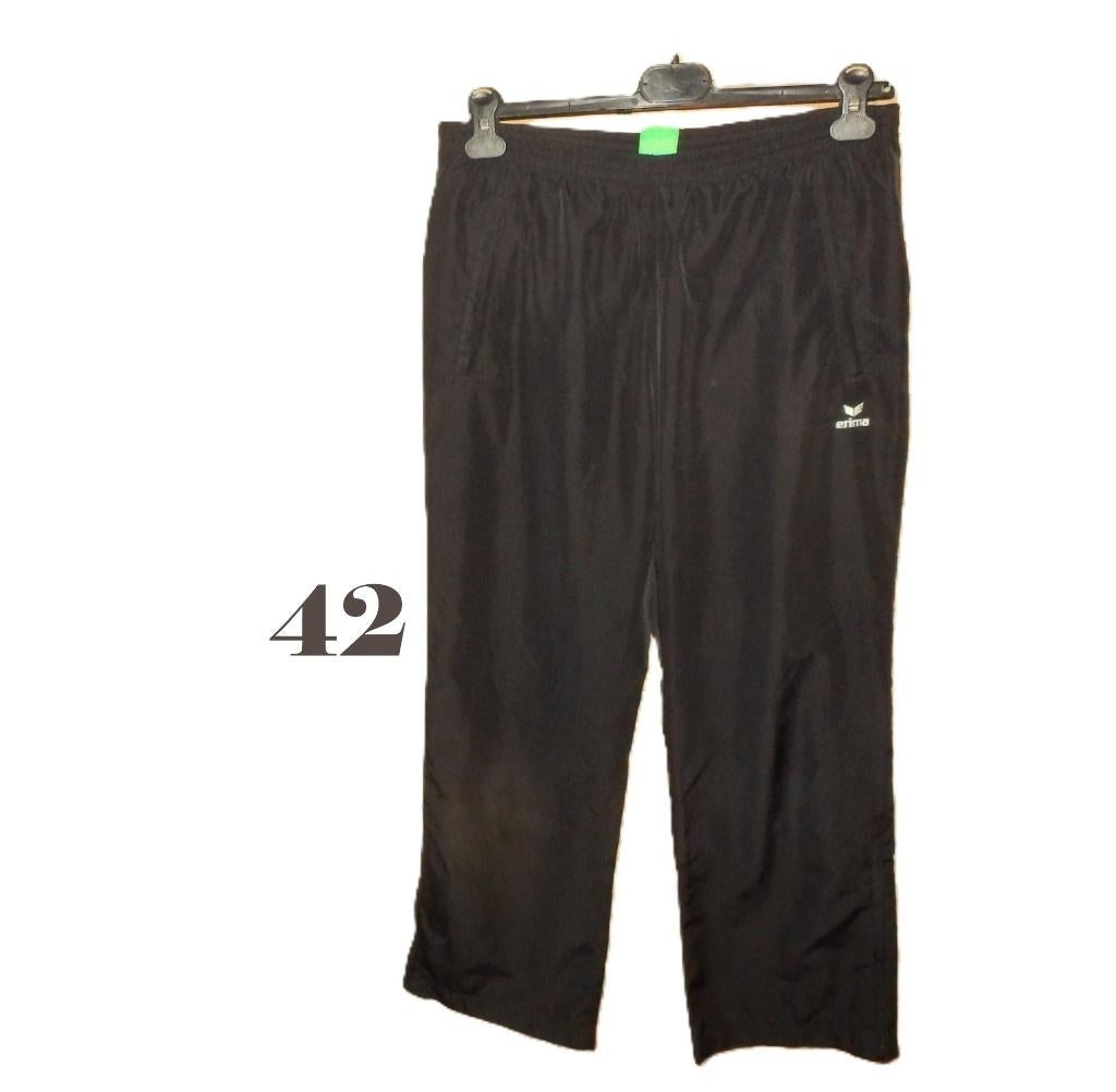 (46) -pantalon femme t.42 noir - erima -, Vêtements | Femmes, Culottes & Pantalons, Comme neuf, Taille 42/44 (L), Noir, Longs