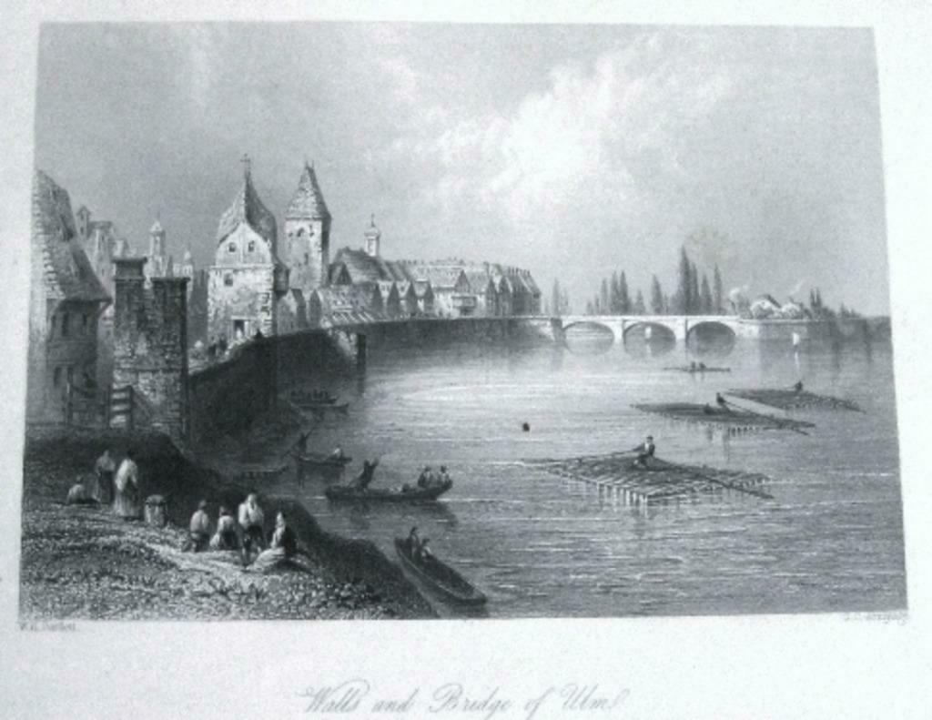 The Danube 1844 William Beattie Donau Balkan, Antiquités & Art, Enlèvement ou Envoi