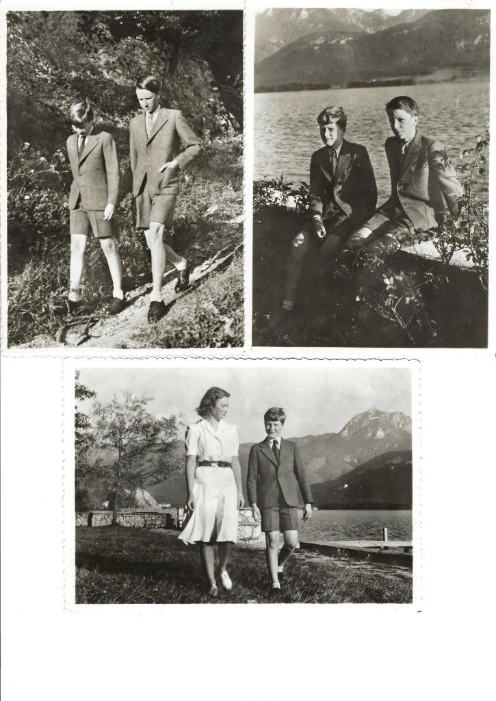 8 cartes postales princes royaux Sankt-Wolfgang 1945, Enlèvement ou Envoi, 1940 à 1960, Non affranchie, Autres thèmes