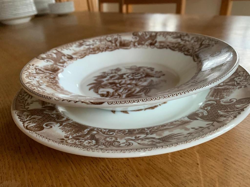Vintage eetservies, Ophalen