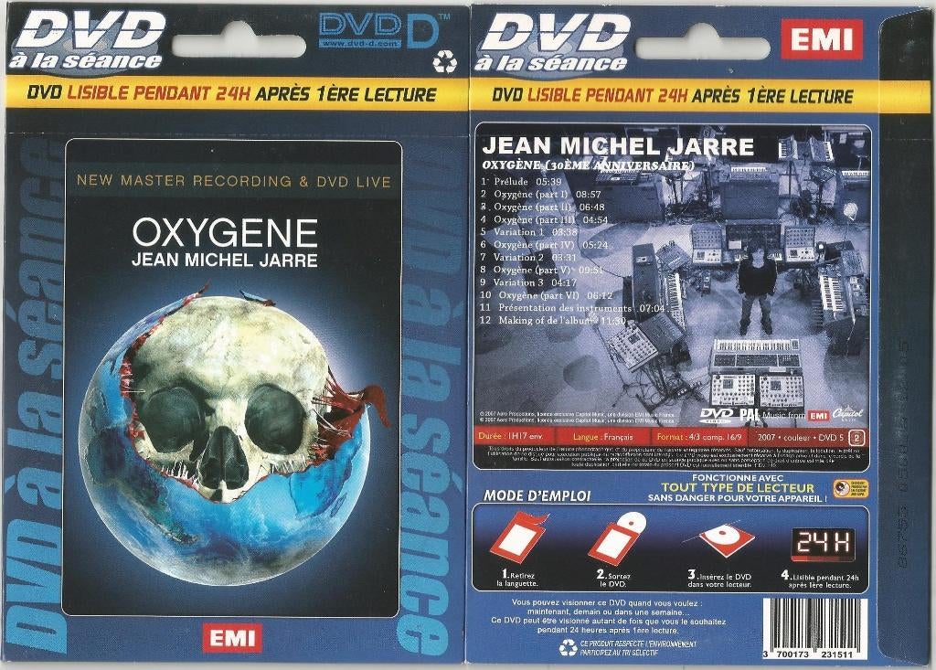 Oxygène 30 Anniversaire-Jean-Michel Jarre DVD-24H NEUF 2007, Ophalen of Verzenden, Nieuw in verpakking