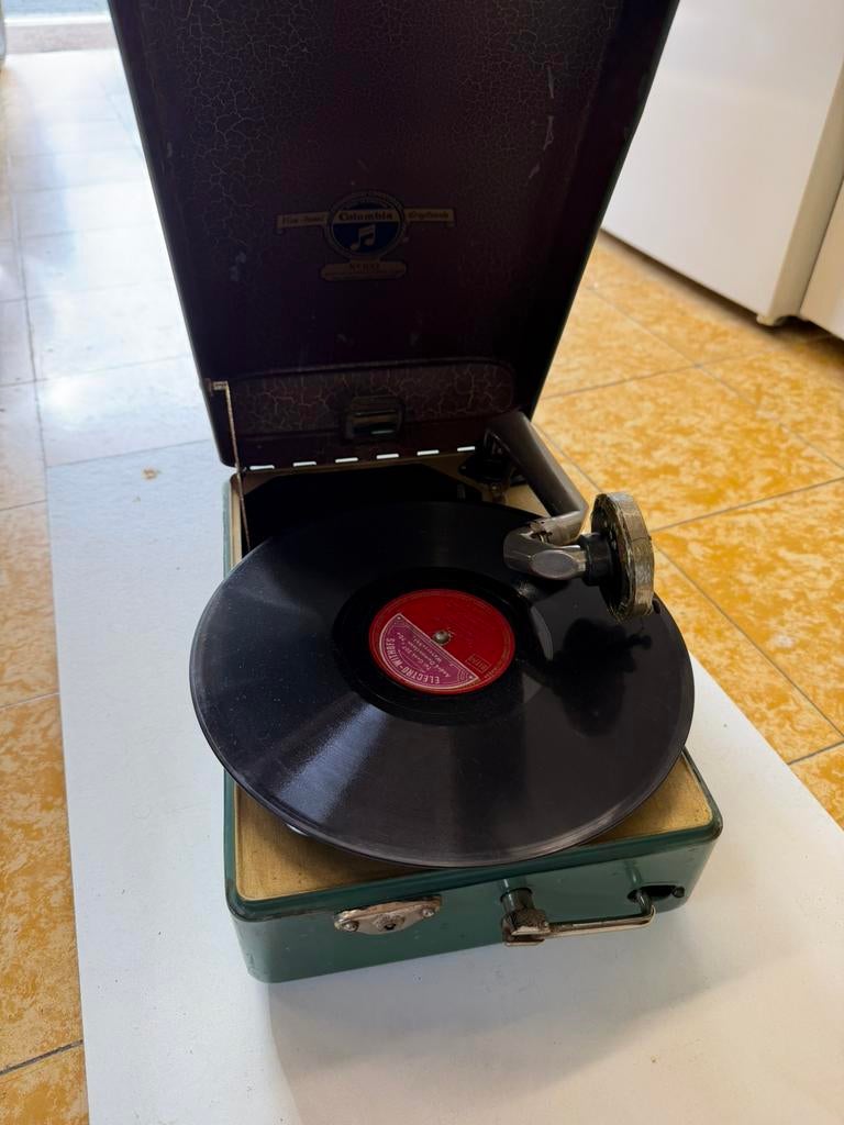 Platenspeler columbia, Ophalen