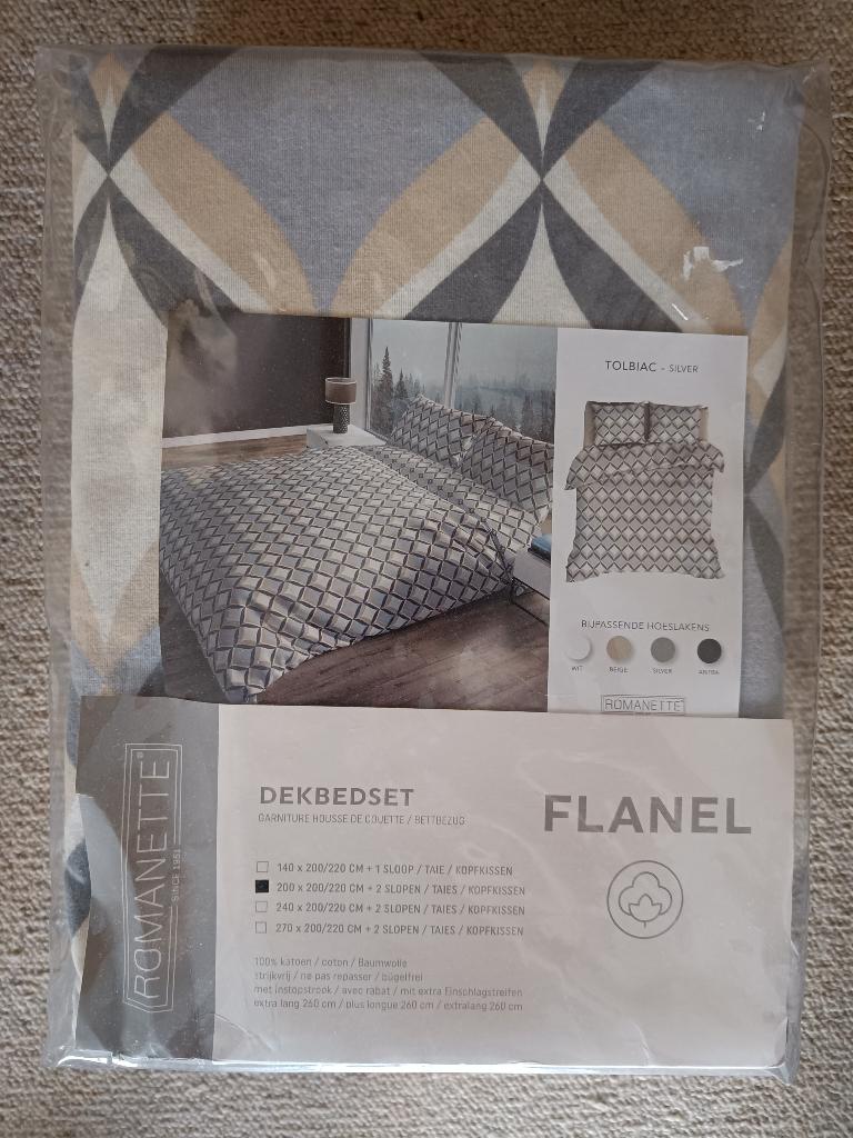 Flanellen dekbed, Ophalen, Overige kleuren, Dekbedovertrek, Nieuw