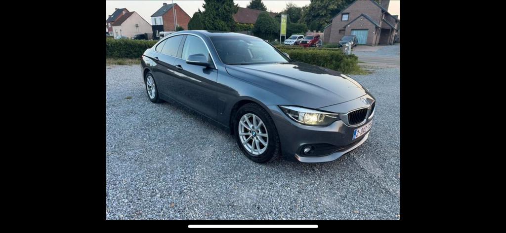 Bmw 418 d AUTOMAAT  NAVIGATIE XENON LED ALU VELGEN PDC, Autos, Argent ou Gris, Noir, 5 portes, Automatique