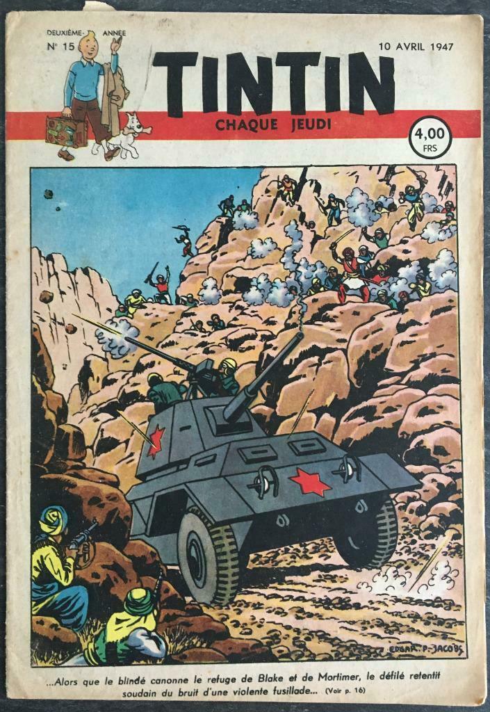 Journal Tintin - 2ème année n 15 (1947), Enlèvement ou Envoi