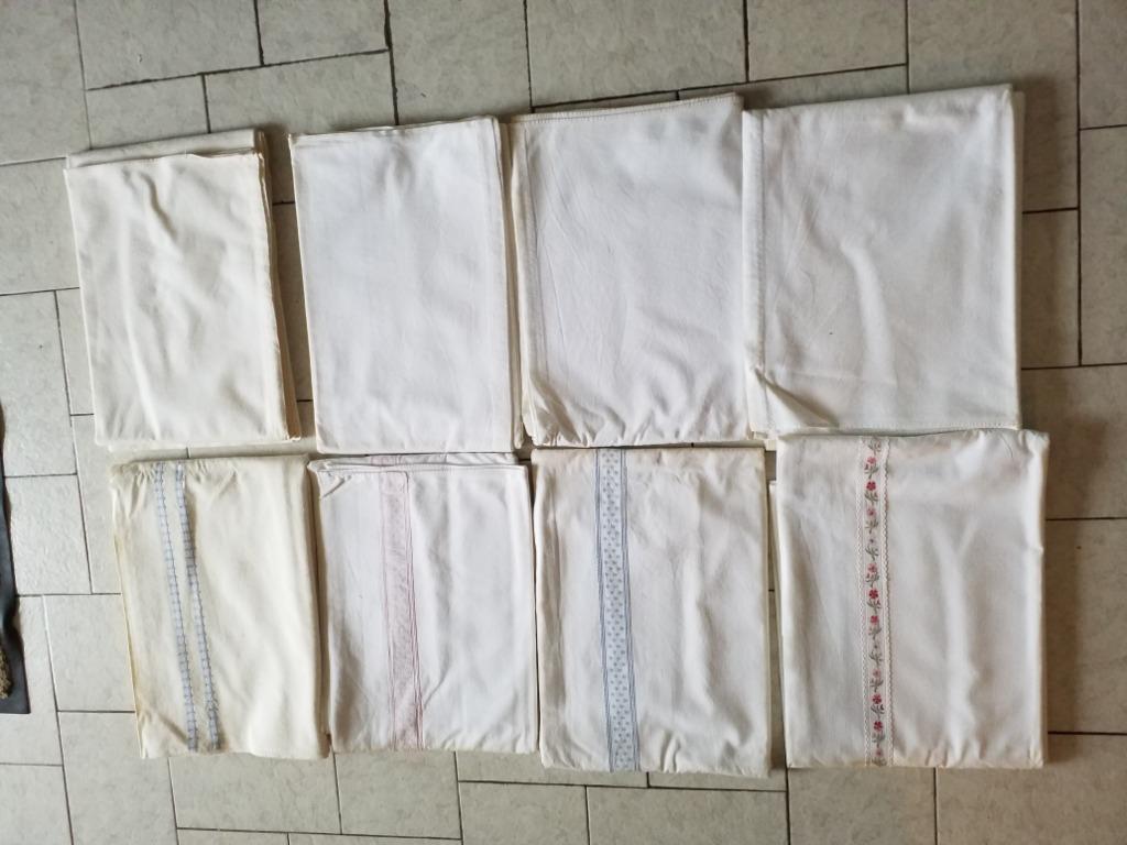 Lot de 8 Draps de lit 1 personne, Ophalen, Wit