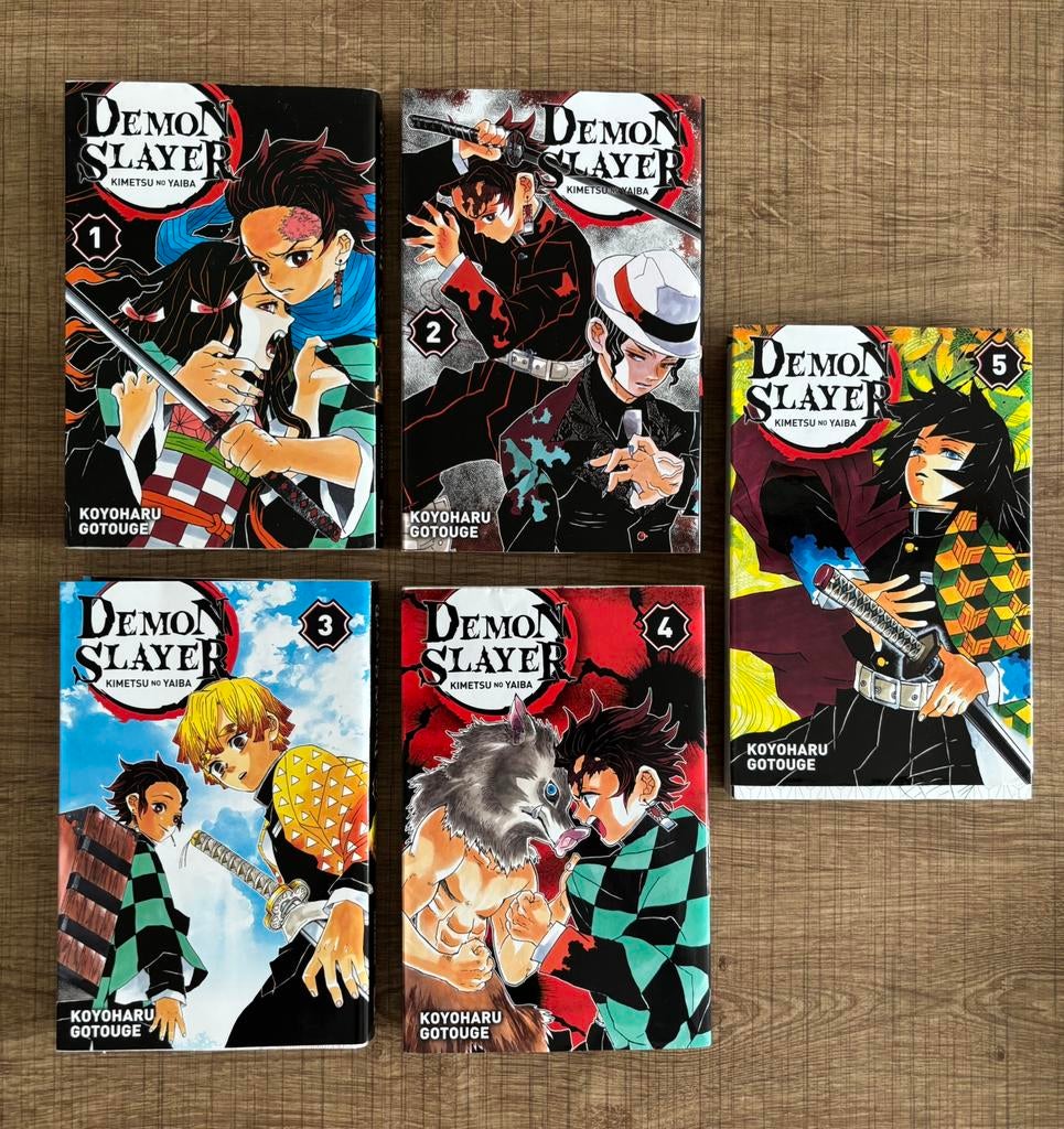 Mangas Demon Slayer, Ophalen, Zo goed als nieuw