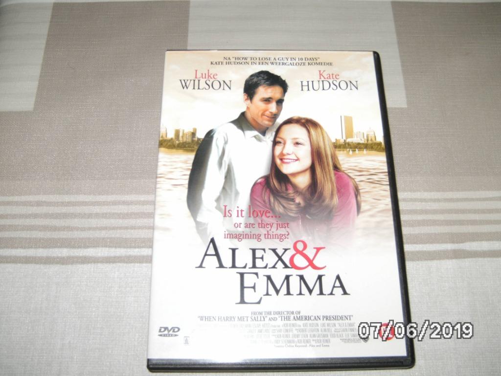 Een DVD "Alex en Emma", CD & DVD, DVD | Comédie, Comme neuf, Autres genres, Tous les âges, Enlèvement ou Envoi