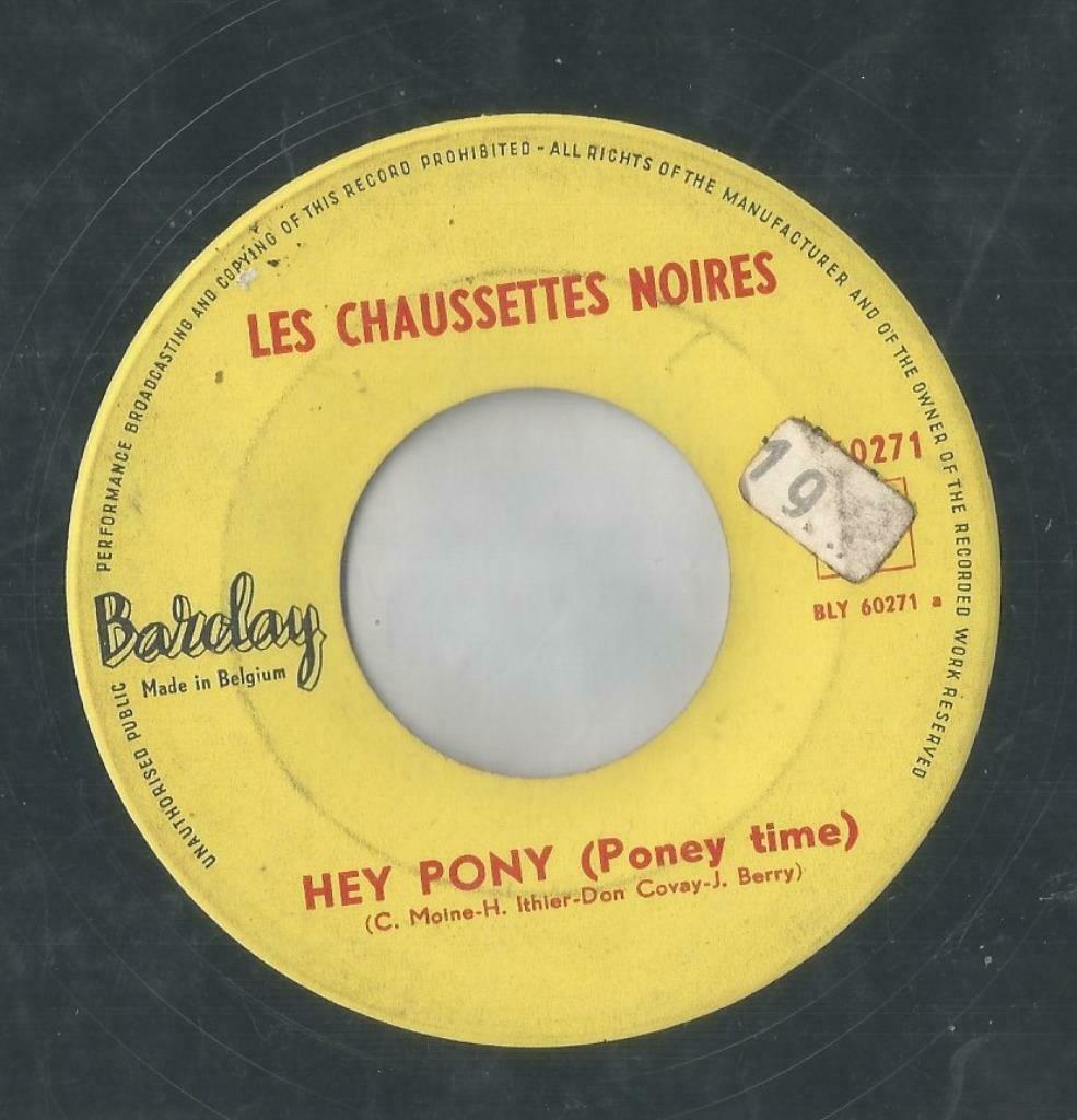 Les Chaussettes Noires – Hey Pony / O Mary Lou – Single, Gebruikt, 7 inch, Single, Ophalen of Verzenden